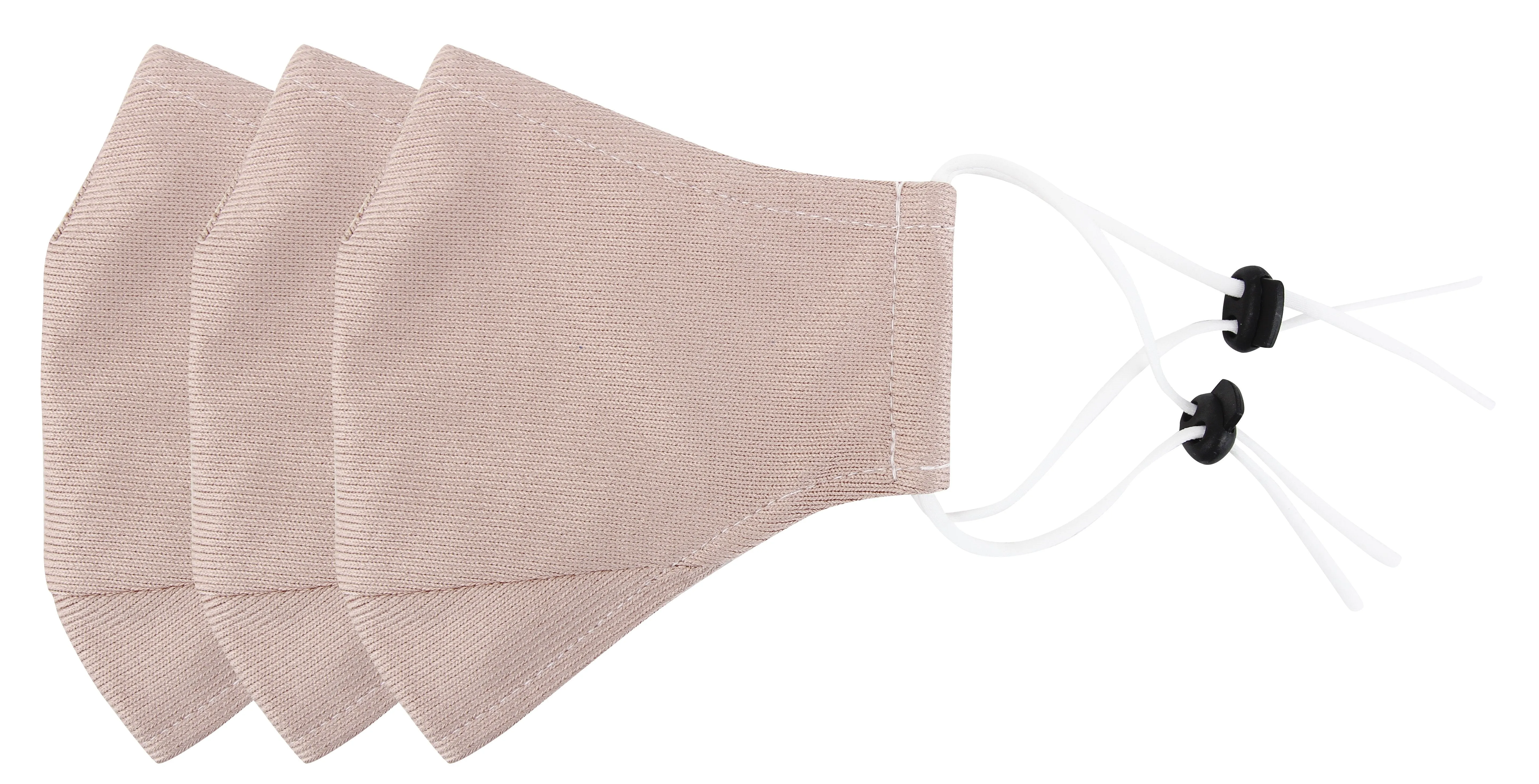 3 Ply Reusable Face Mask, Dusty Pink, Small, 3 Pack