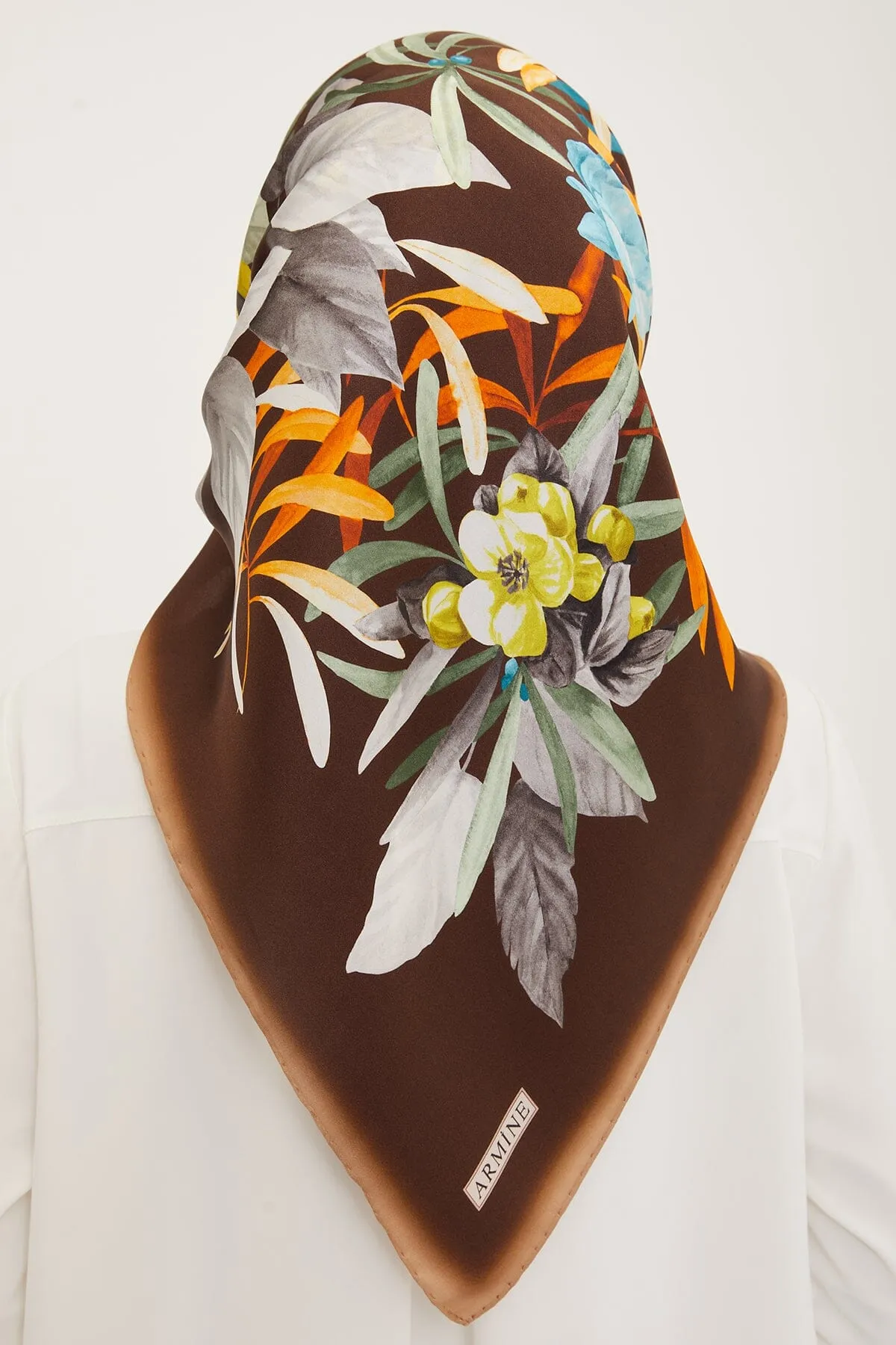 Armine Ayu Floral Silk Scarf #51