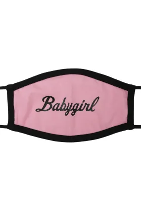 Babygirl Face Mask - Pink/combo