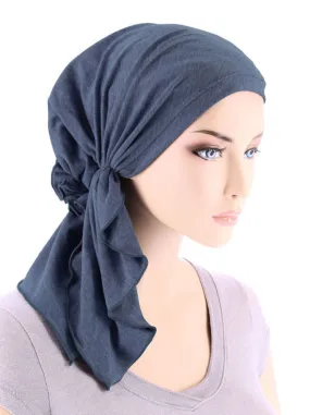 BELLA-734#The Bella Scarf Dark Denim