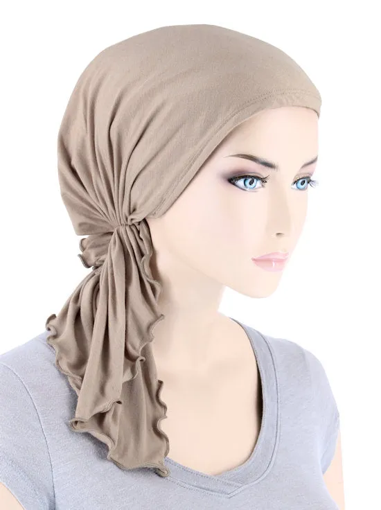 BELLA-BB-777#The Bella Scarf Bamboo Champagne Beige