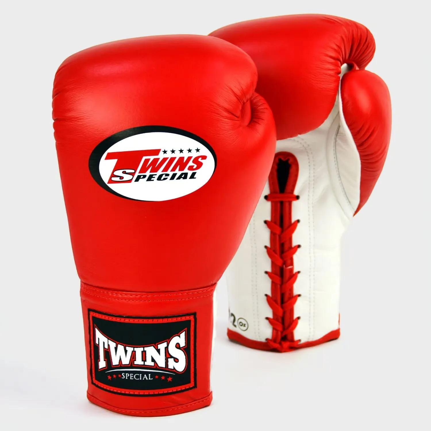 BGLL1 Twins Lace-up Boxing Gloves Red