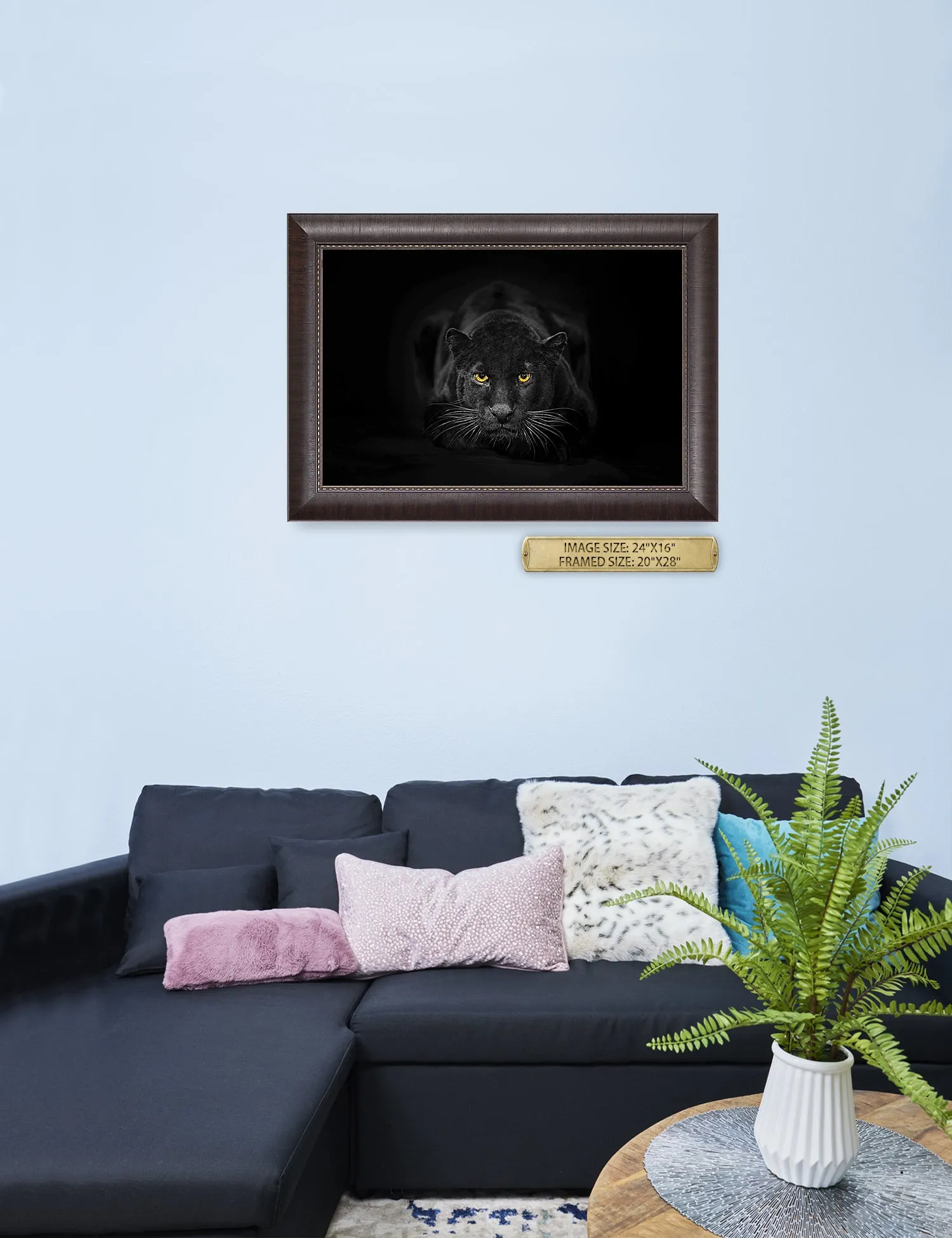 Black Panther Wild Animal Wall Art.