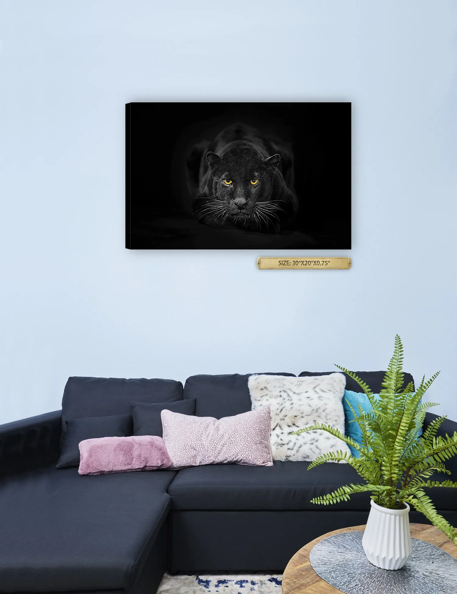 Black Panther Wild Animal Wall Art.