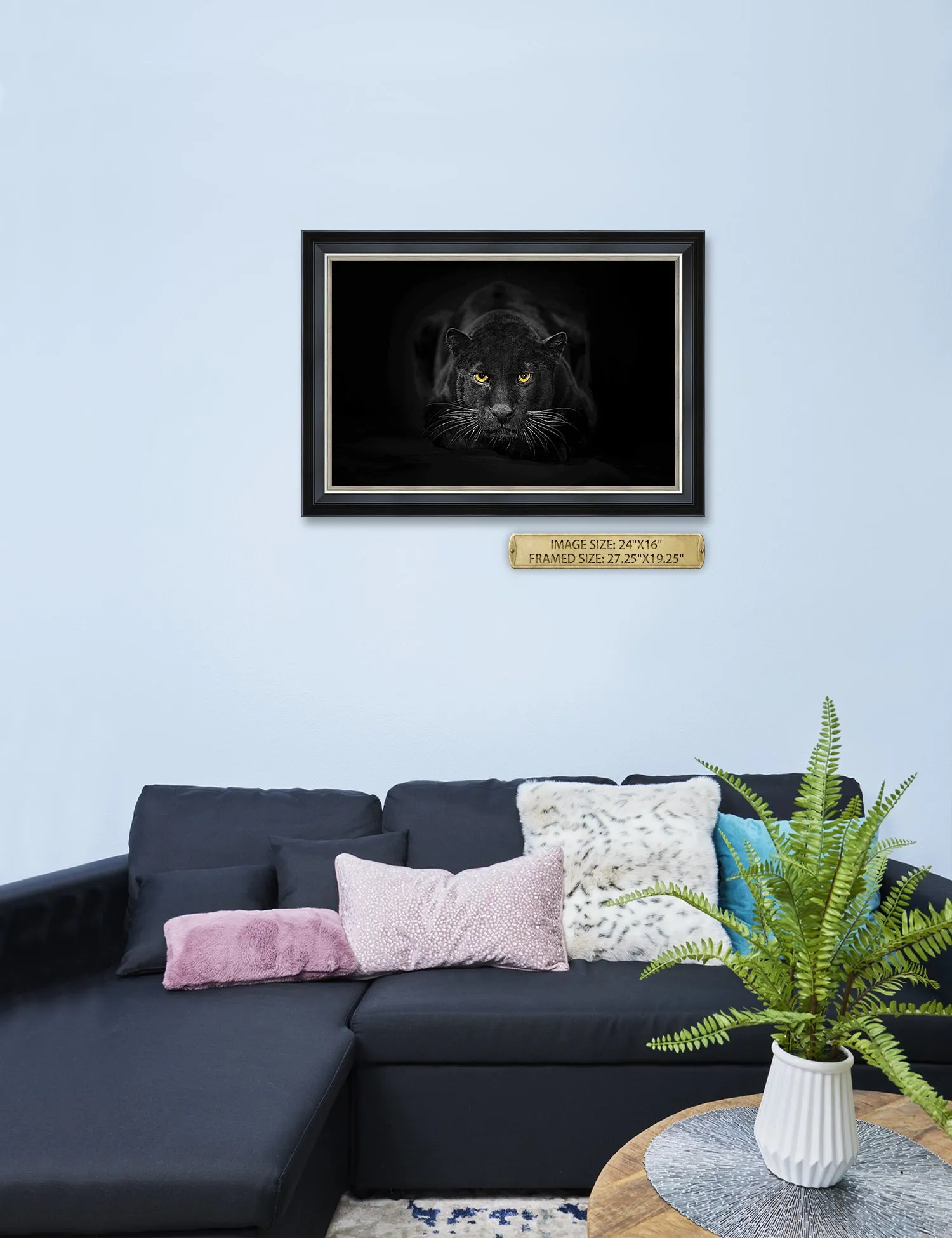 Black Panther Wild Animal Wall Art.