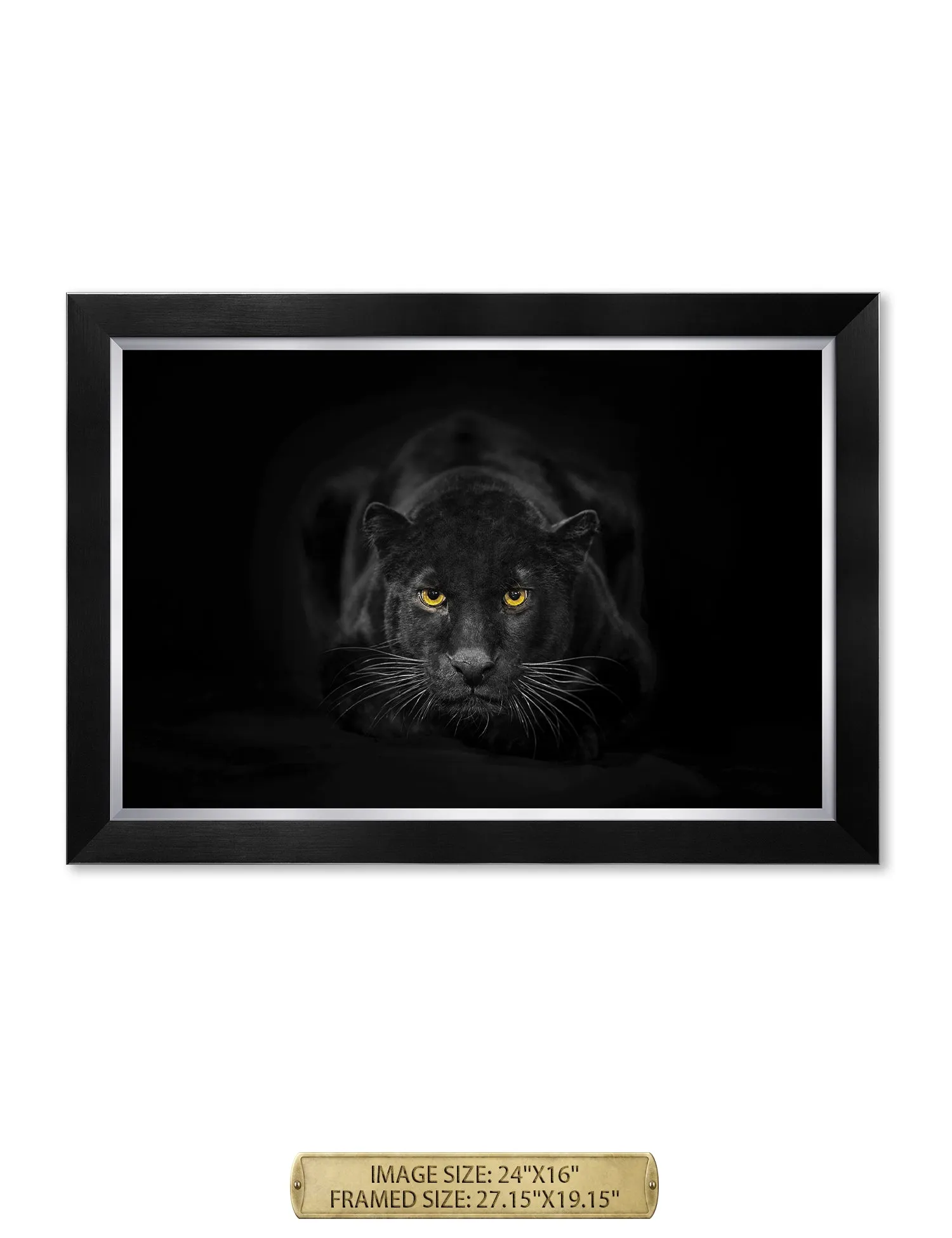 Black Panther Wild Animal Wall Art.