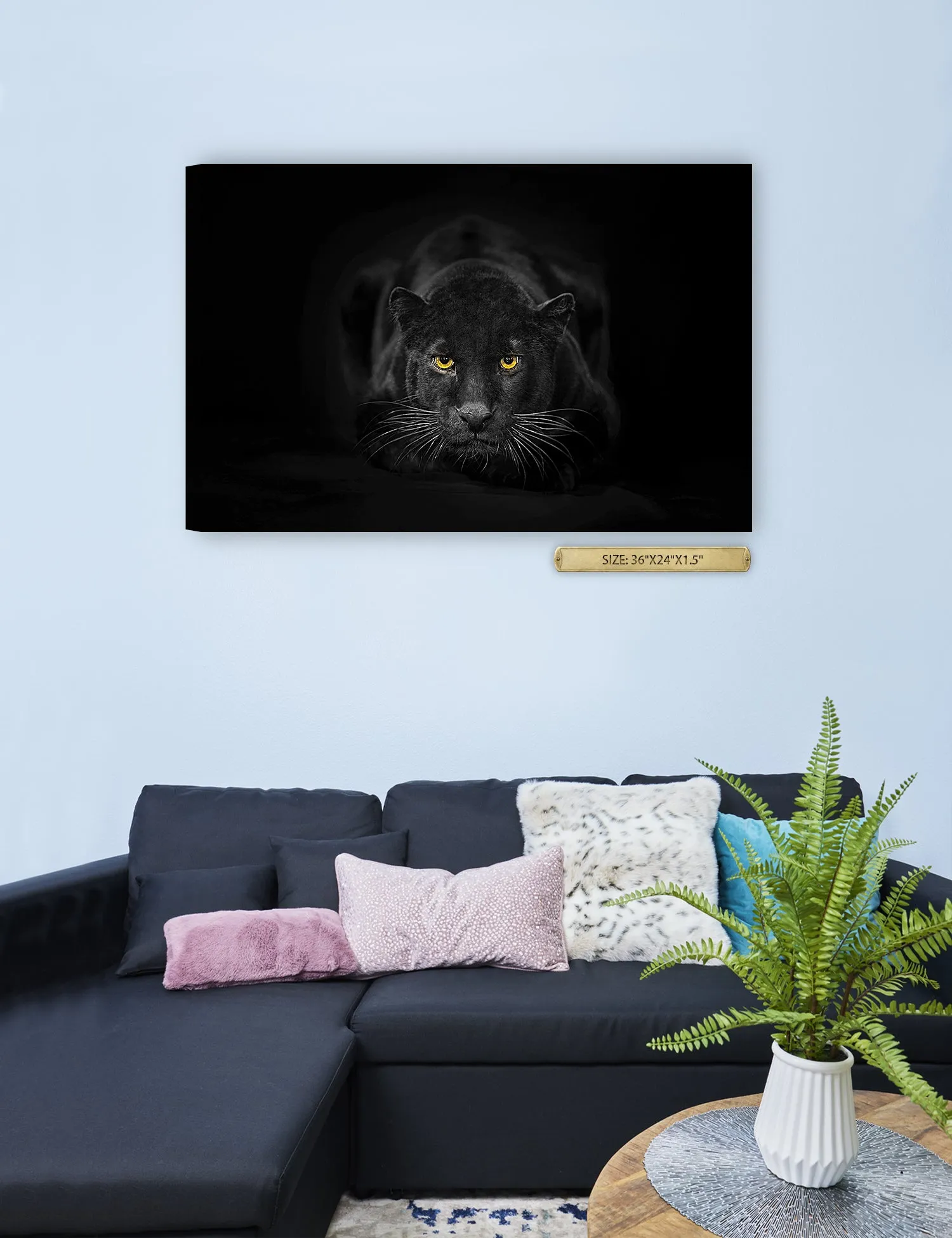 Black Panther Wild Animal Wall Art.