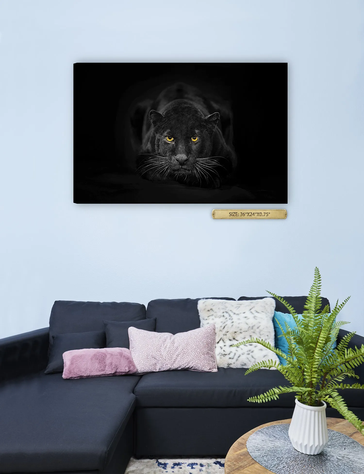 Black Panther Wild Animal Wall Art.