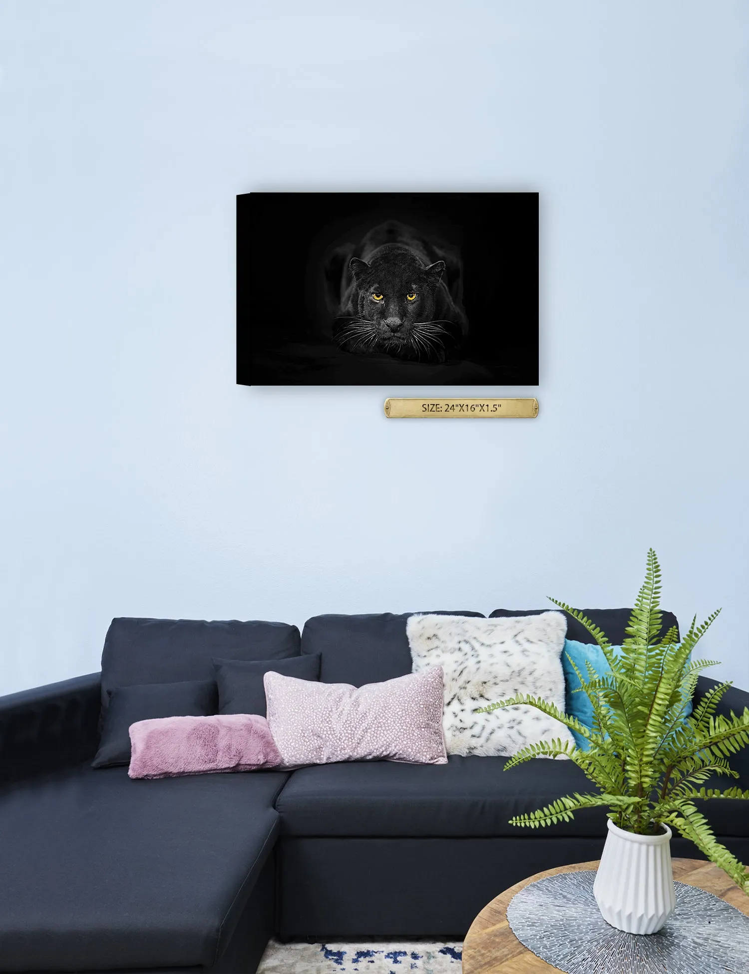 Black Panther Wild Animal Wall Art.