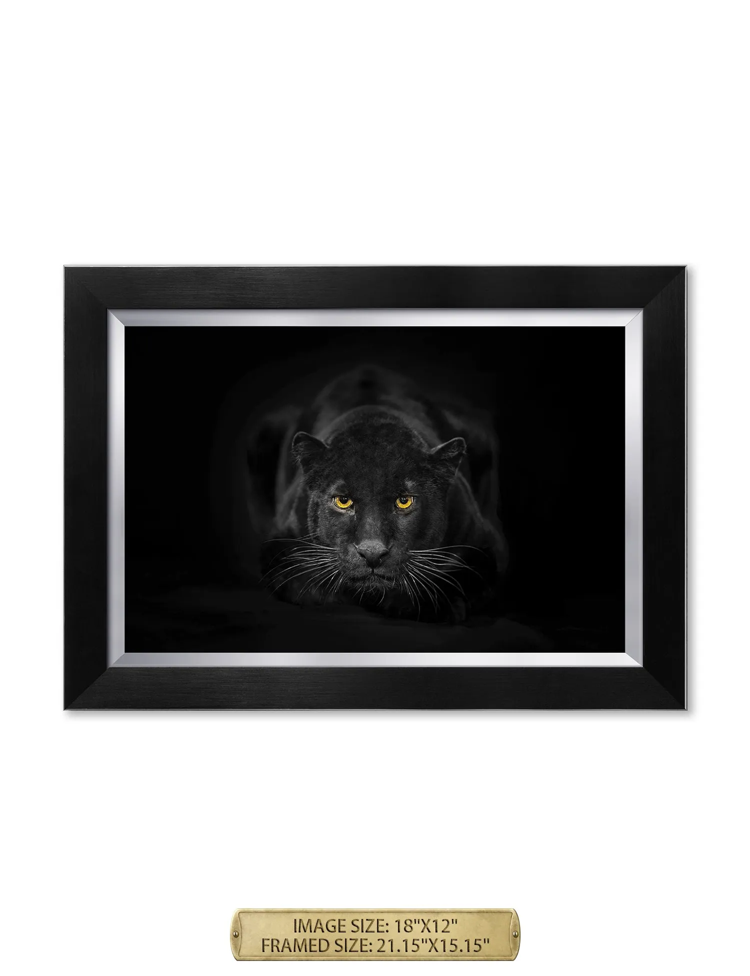 Black Panther Wild Animal Wall Art.