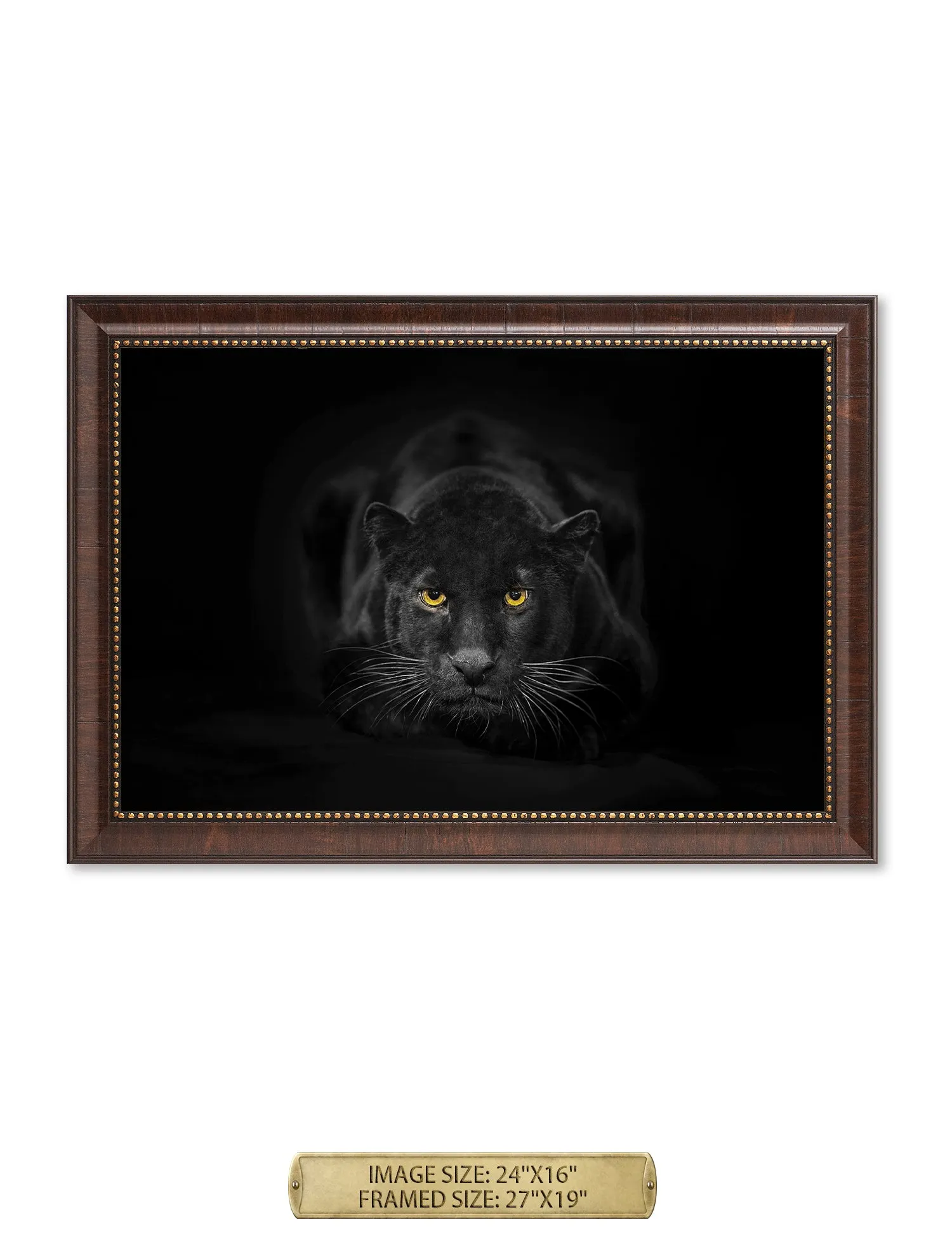 Black Panther Wild Animal Wall Art.