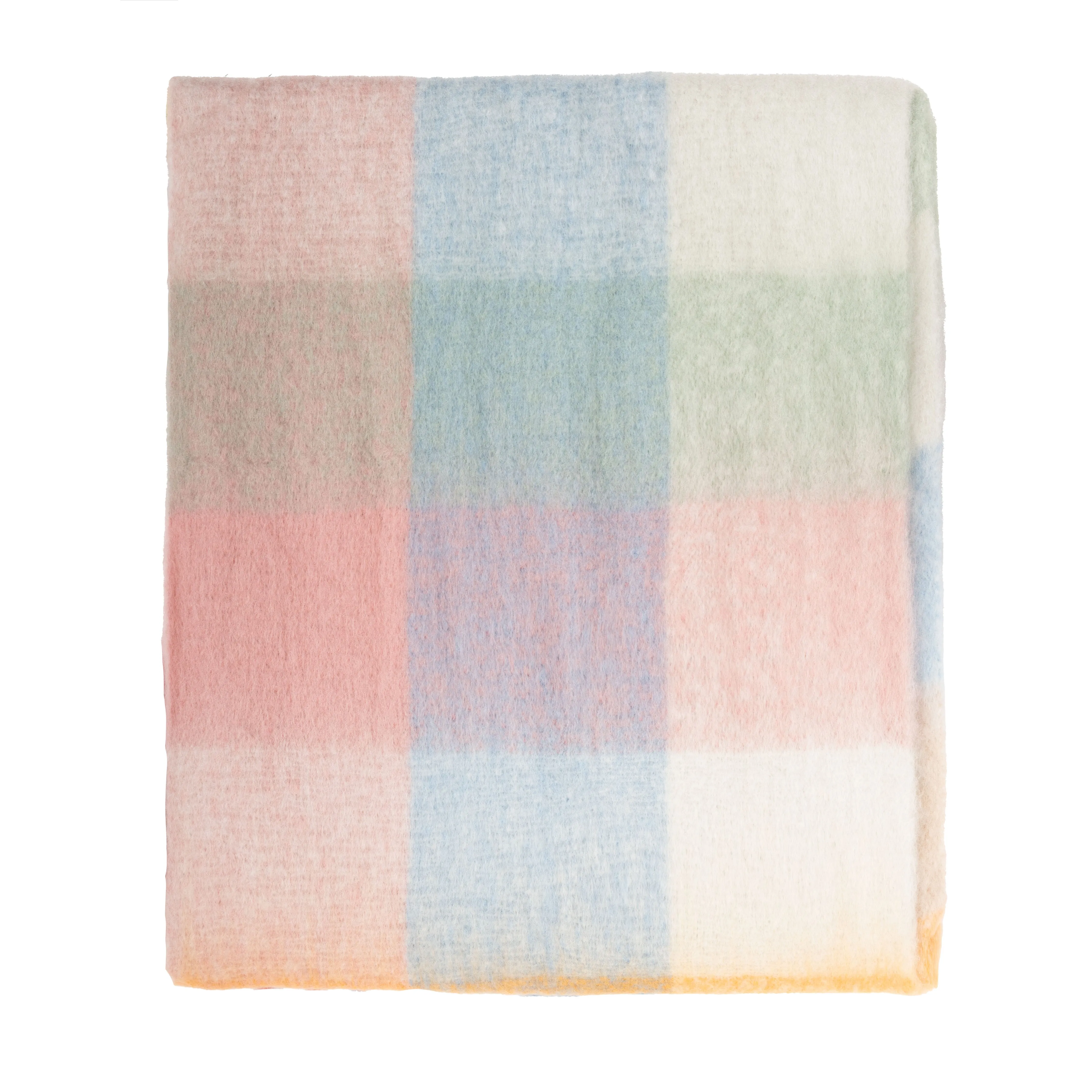 Blanket Scarf Pastel Check