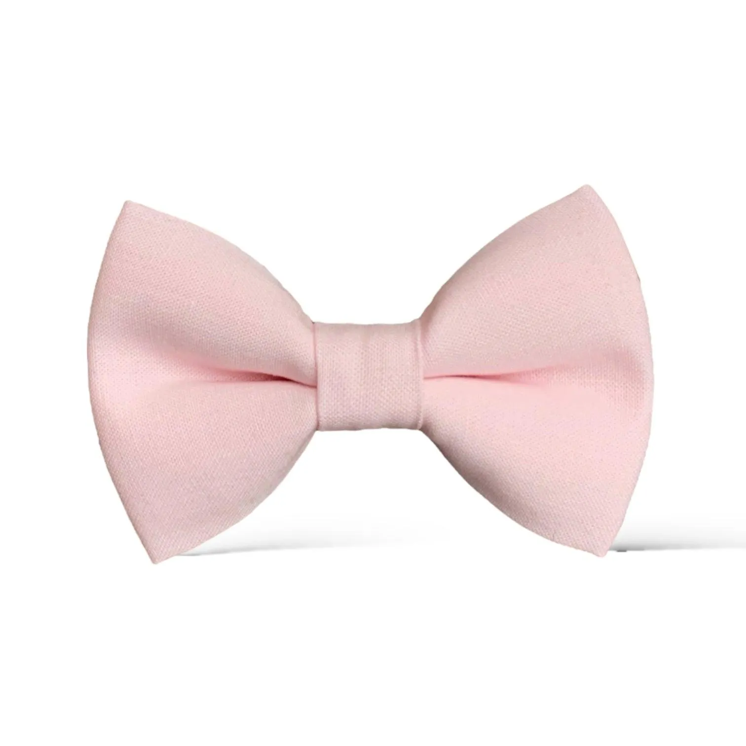 Blush Cotton Bow Tie