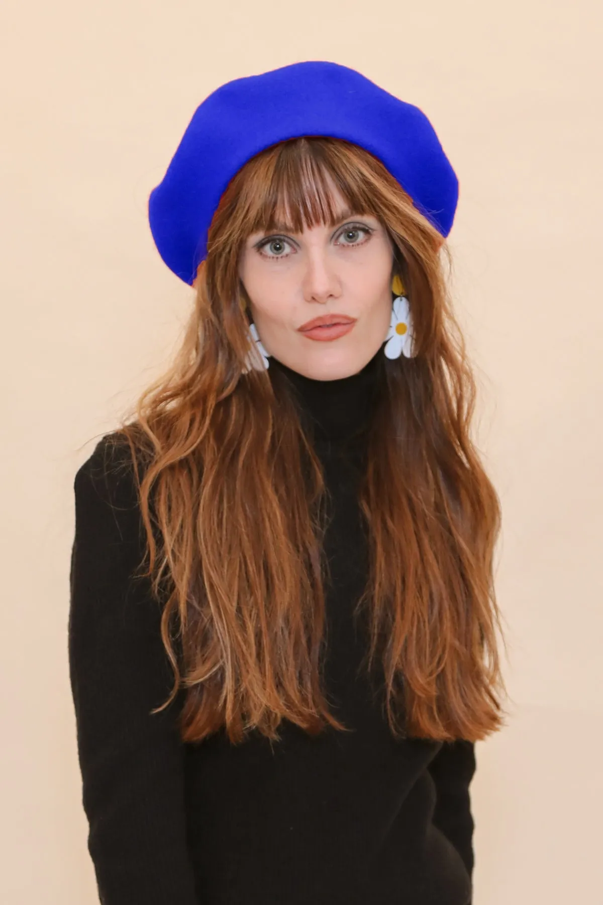 Brigitte Beret in Royal Blue