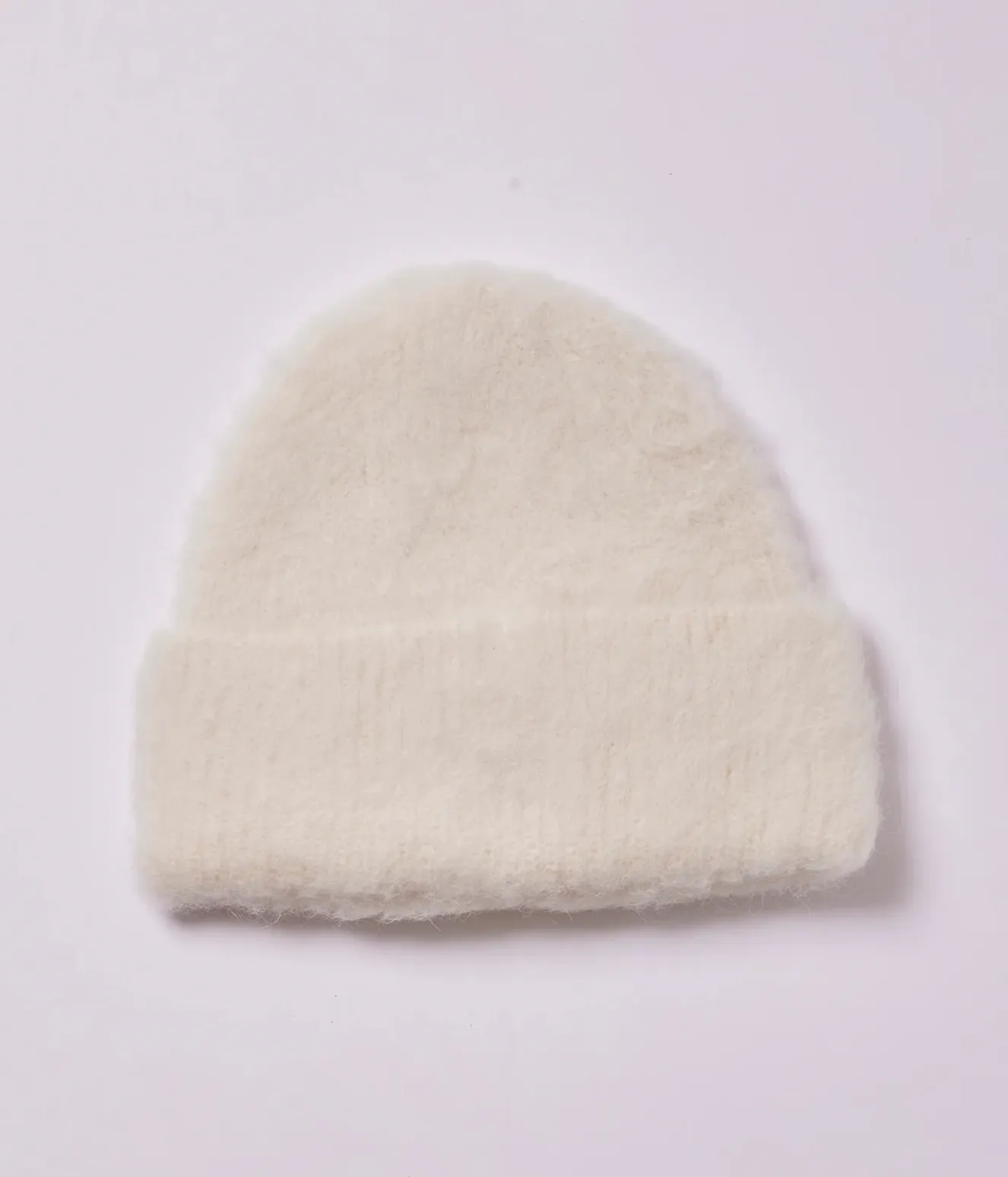 Brushed Beanie, Cream