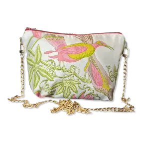 Caraibes Vintage Silk Scarf Crossbody Bag