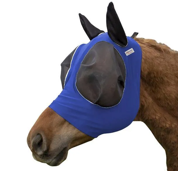 Derby Originals Safety Reflective Bug Eye UV-Blocker Soft Mesh Lycra Horse Fly Mask with One Year Warranty