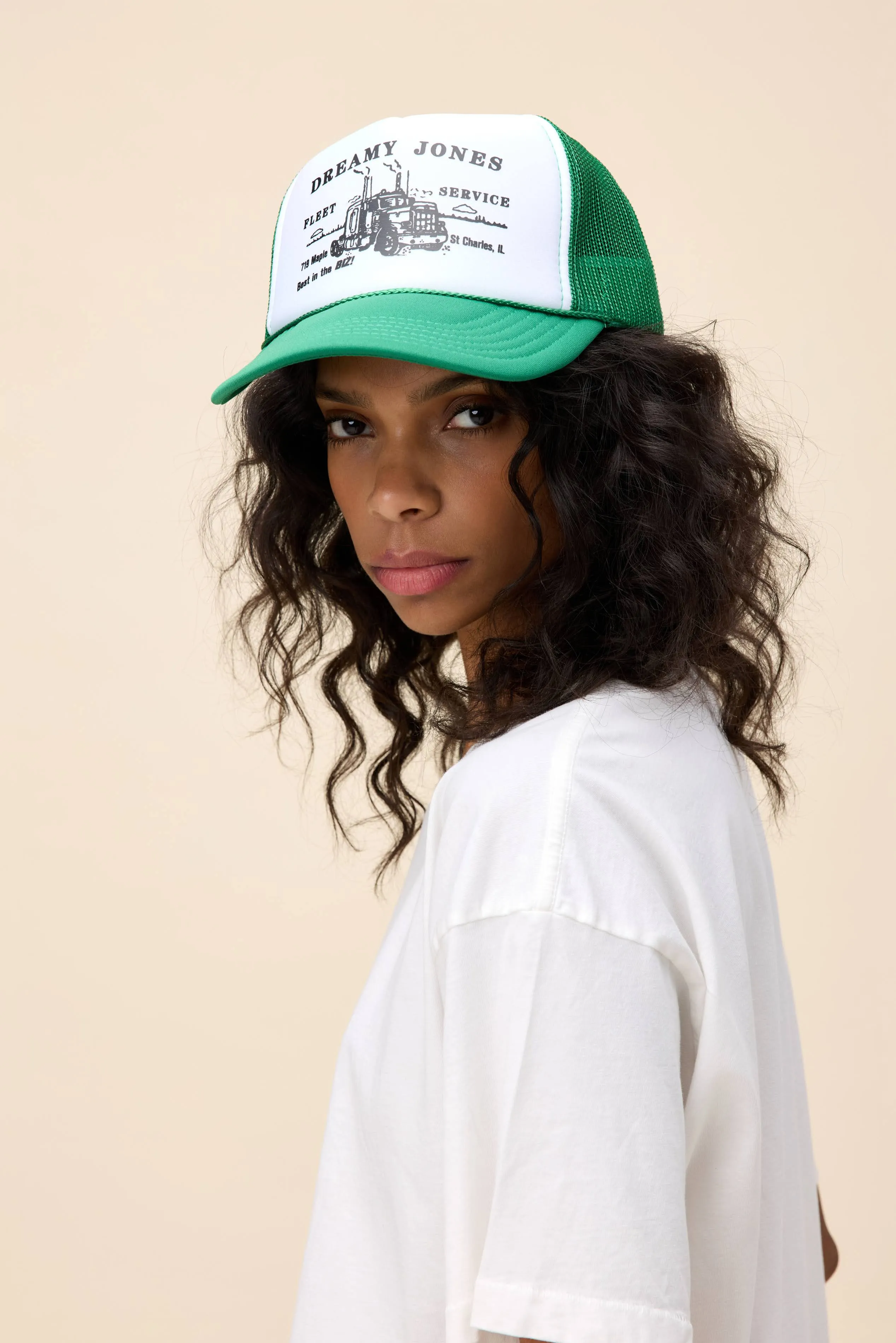 Dreamy Jones Fleet Service Trucker Hat