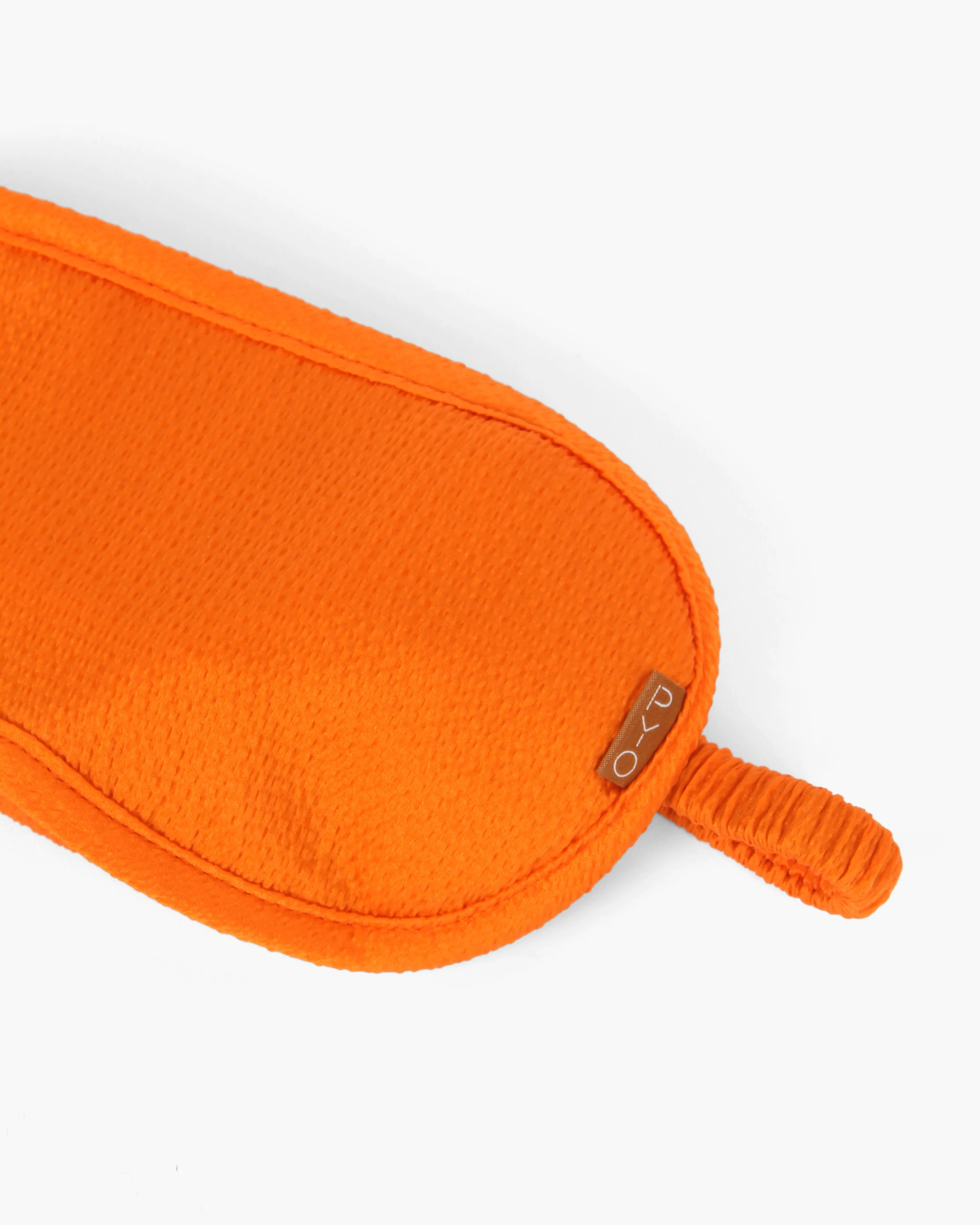 Eye Mask Hammered Silk Orange