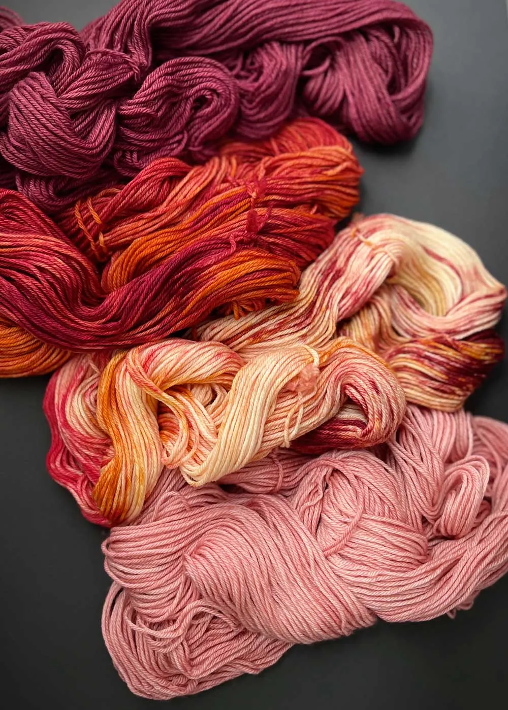 Heather Weir. 8ply Merino, Carnation