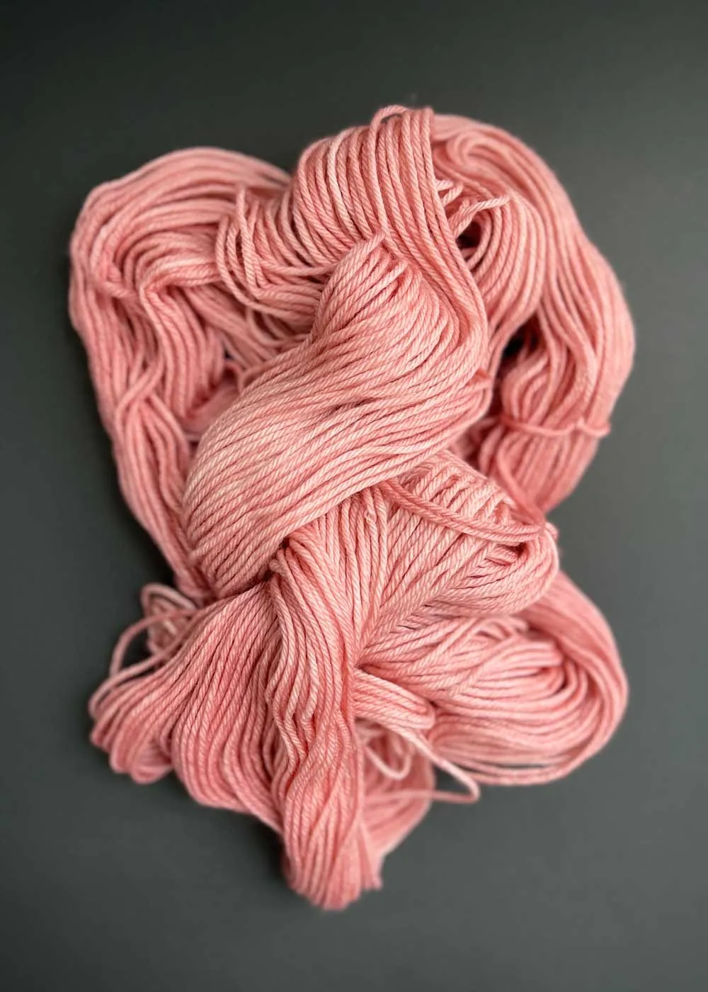 Heather Weir. 8ply Merino, Carnation