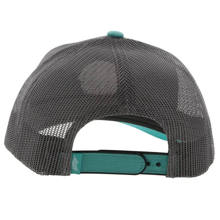 HOOEY YOUTH "BLUSH" TEAL / GREY HAT