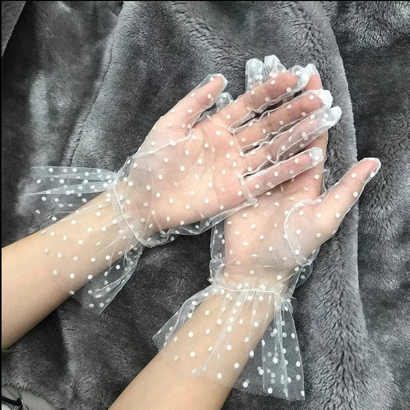 Lady Fingers - Mesh Organza Gloves