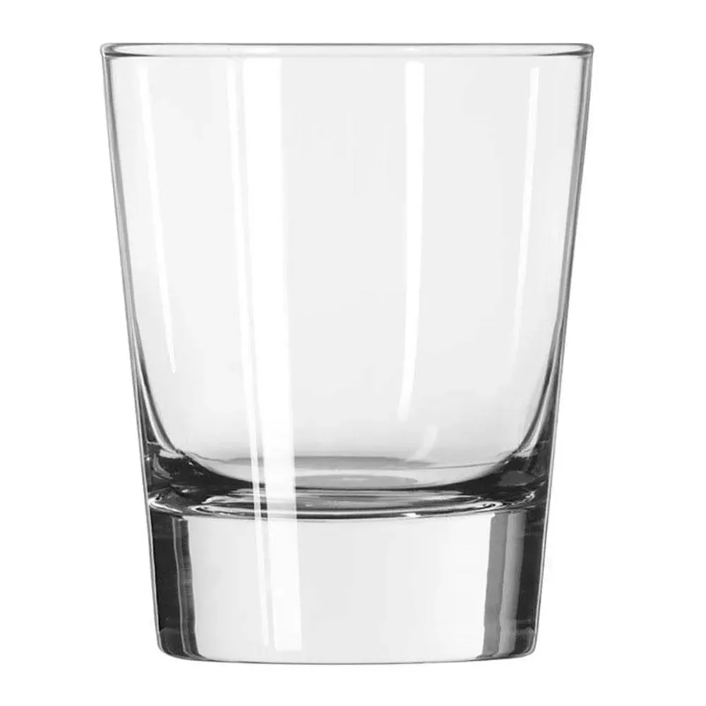 Libbey 2307 13.25 oz. Geo Customizable Rocks / Double Old Fashioned Glass - Case of 12 Pcs