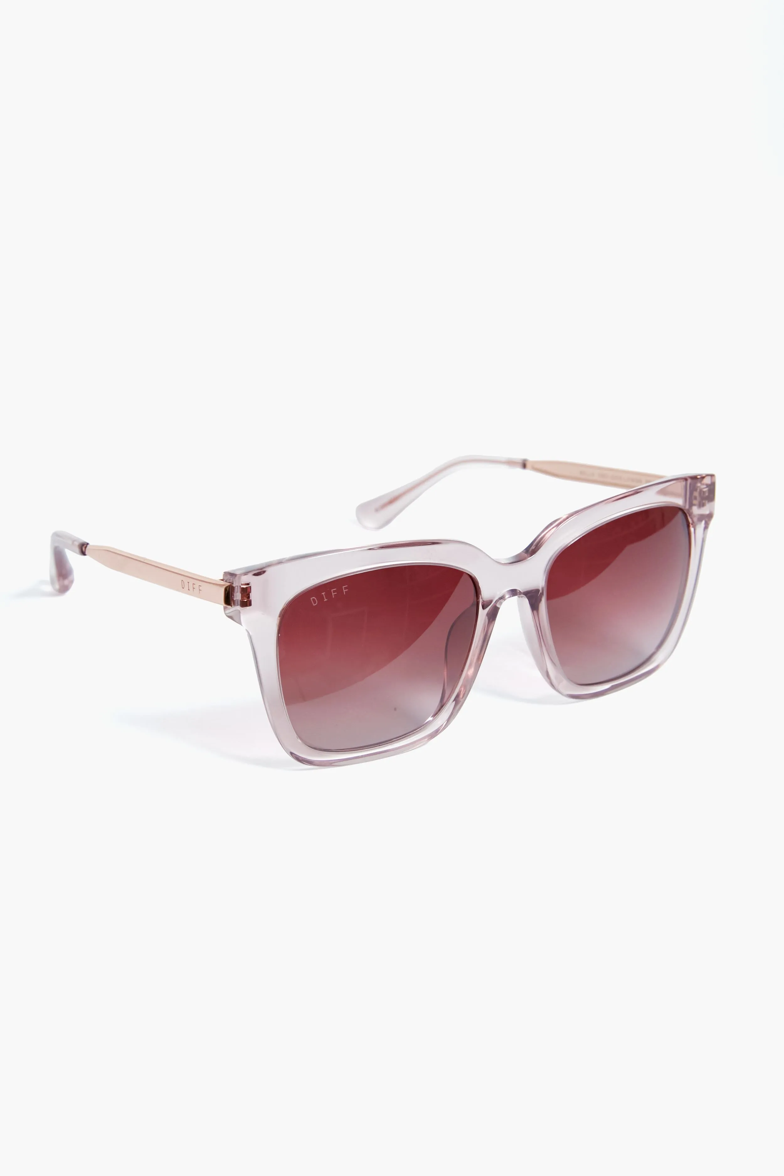 Light Pink Crystal Gradient Bella Sunglasses