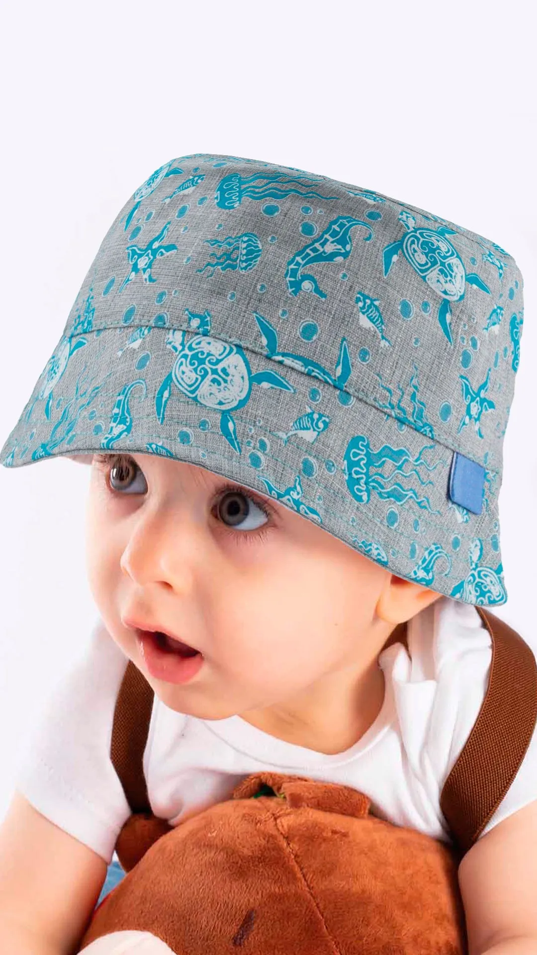 Ocean Underwater Living - Infant Fedora Hat 0-18 Months