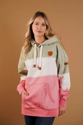 Patty Aloe/Blush Dip Dye Hoodie