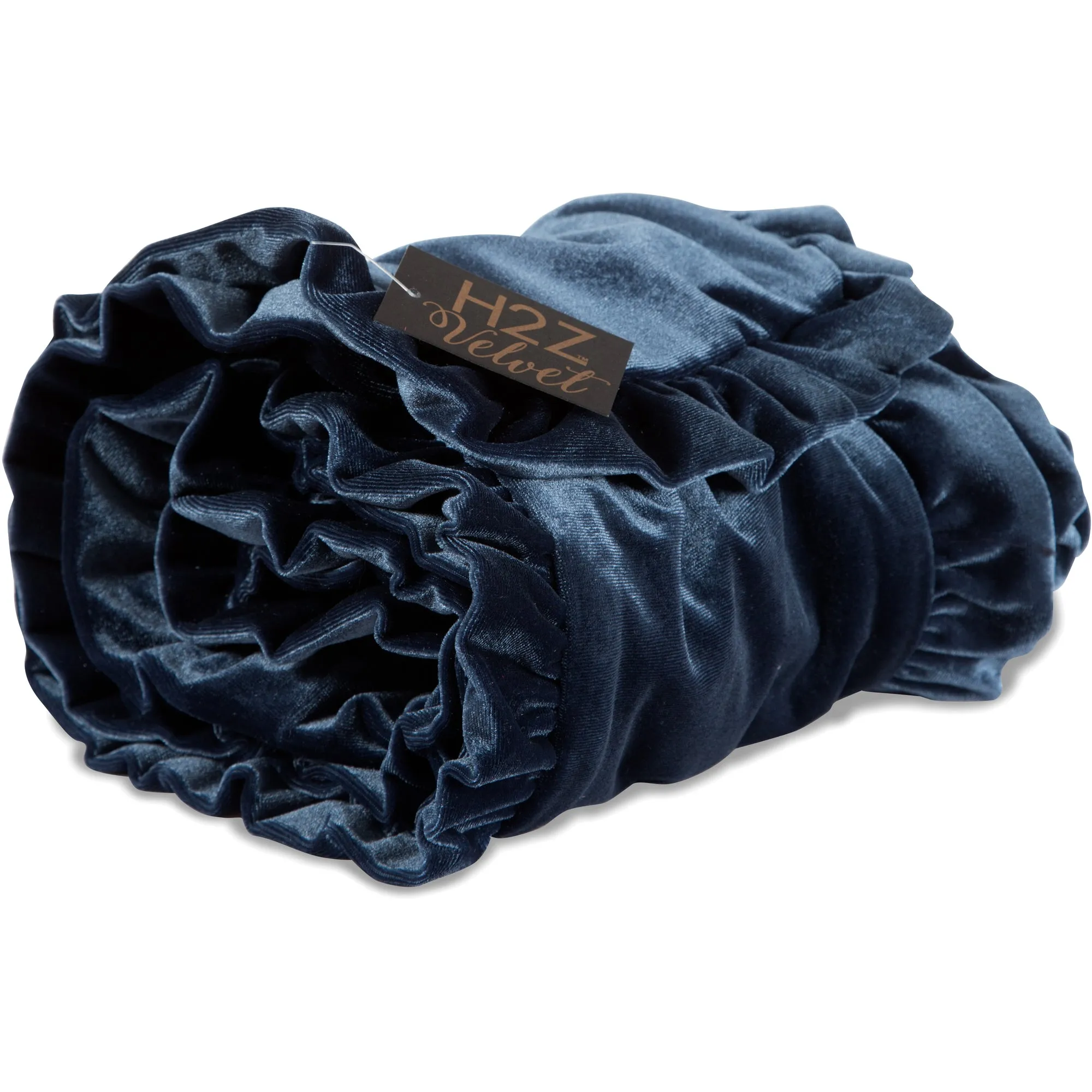 Ruffled Velvet Scarf