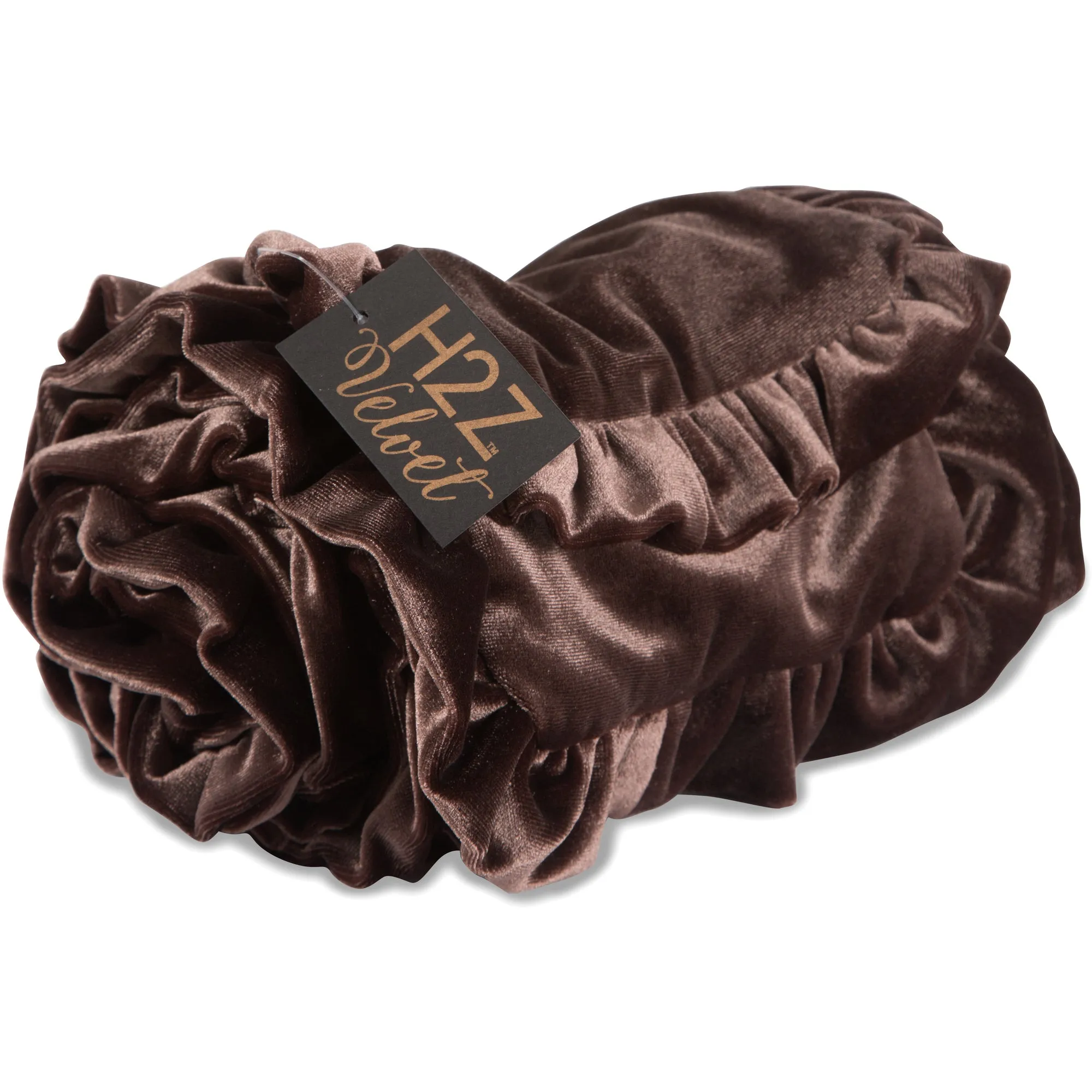 Ruffled Velvet Scarf