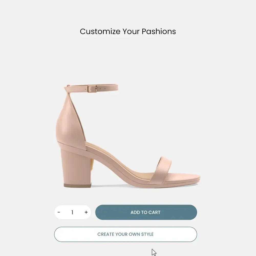 The Pashionista - Taupe Blush Satin   Block Heel Kit 3 Taupe Blush - FINAL SALE