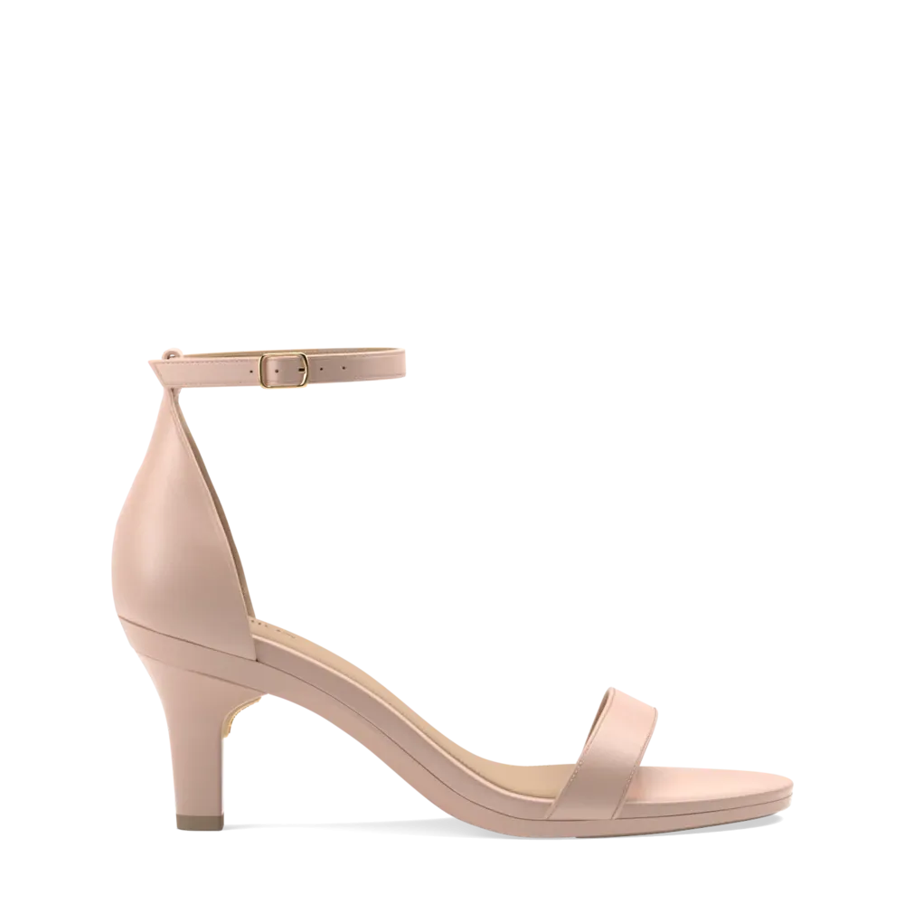 The Pashionista - Taupe Blush Satin   Stiletto Heel Kit 3 Taupe Blush - FINAL SALE