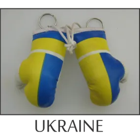 Ukraine Mini Boxing Glove