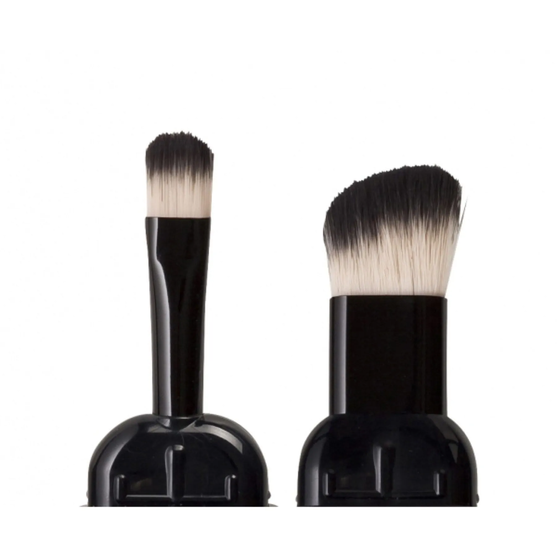 USA* Cheek & Shadow Brush Duet   Travel Caps - Vegan