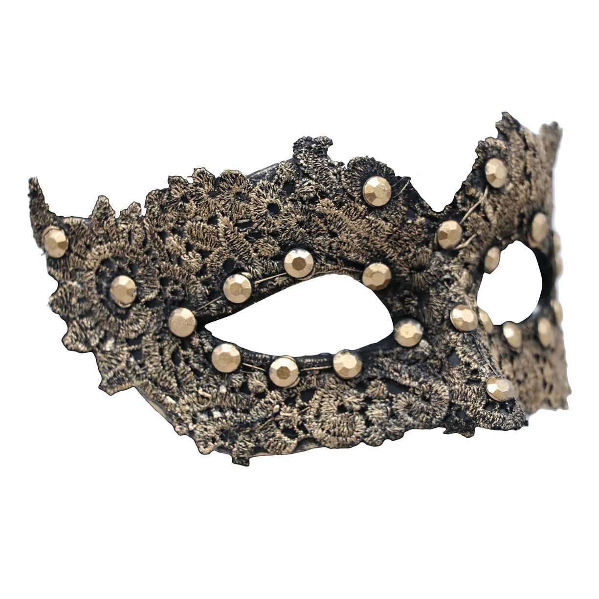 Venetian Golden Lace Mask