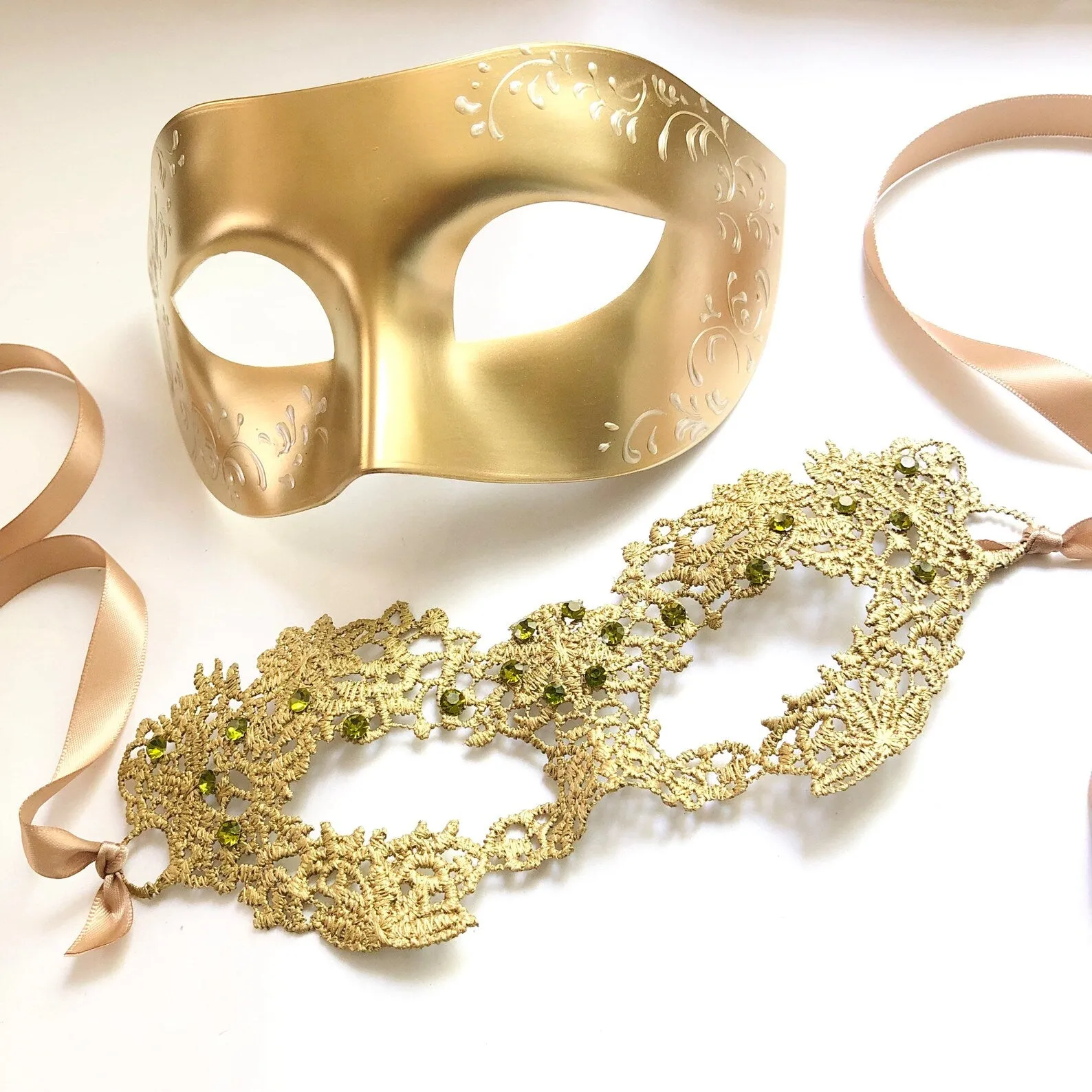 Venetian Masks - Gold