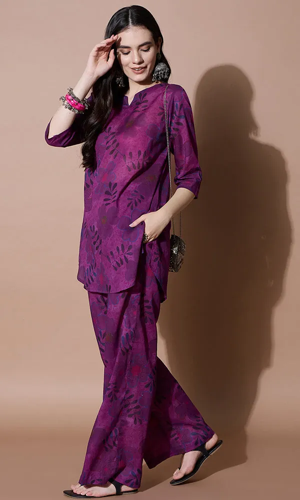 VINEYARD BLOOM COTTON KURTA