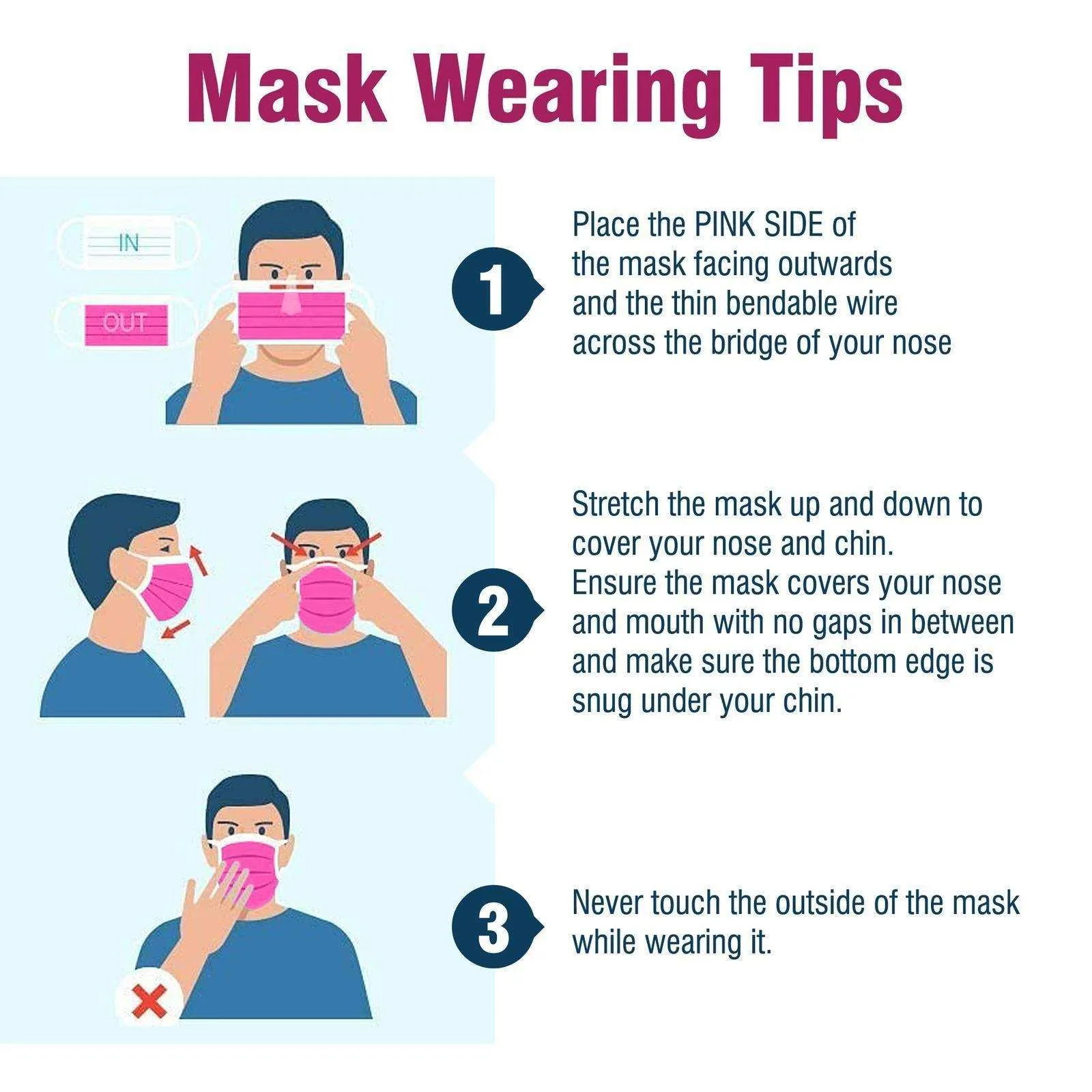 WeCare Pink Masks