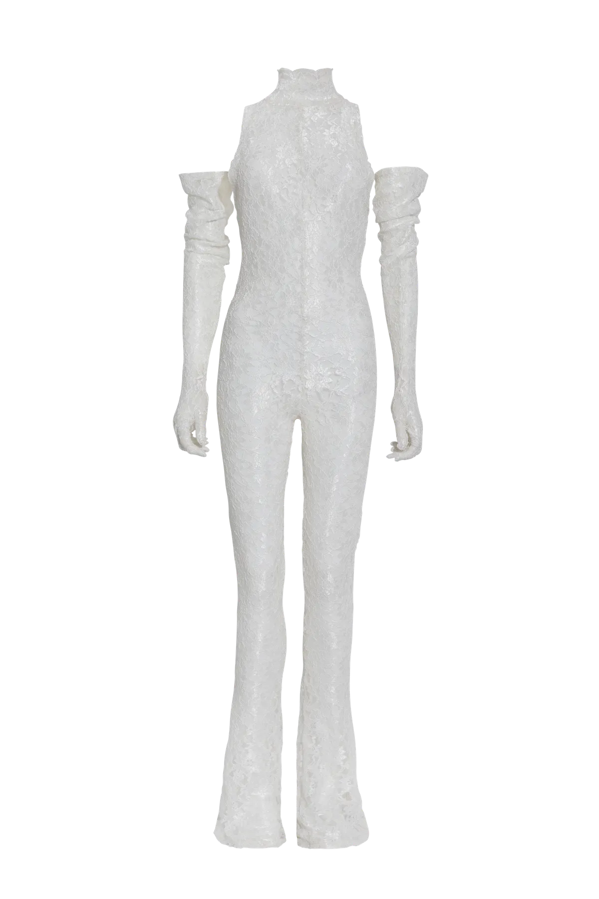 White Summer Lace Catsuit