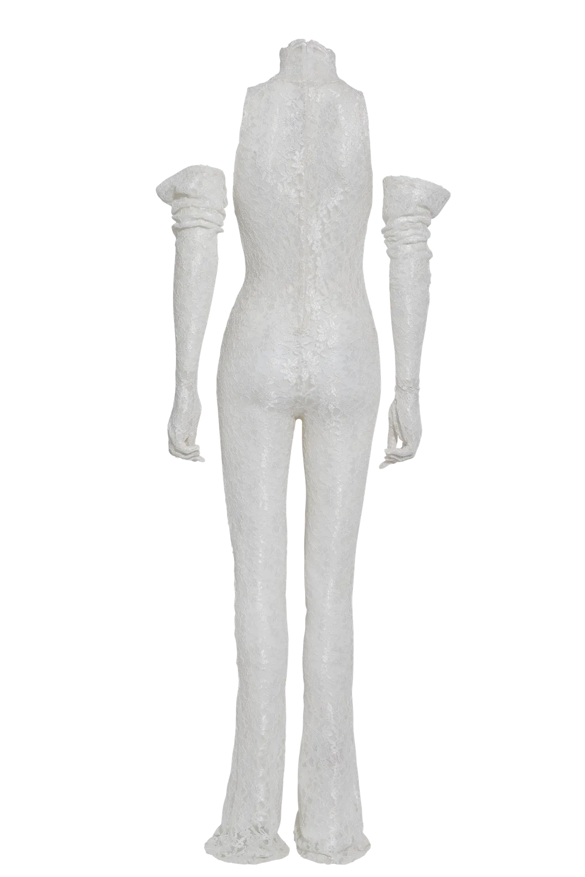 White Summer Lace Catsuit