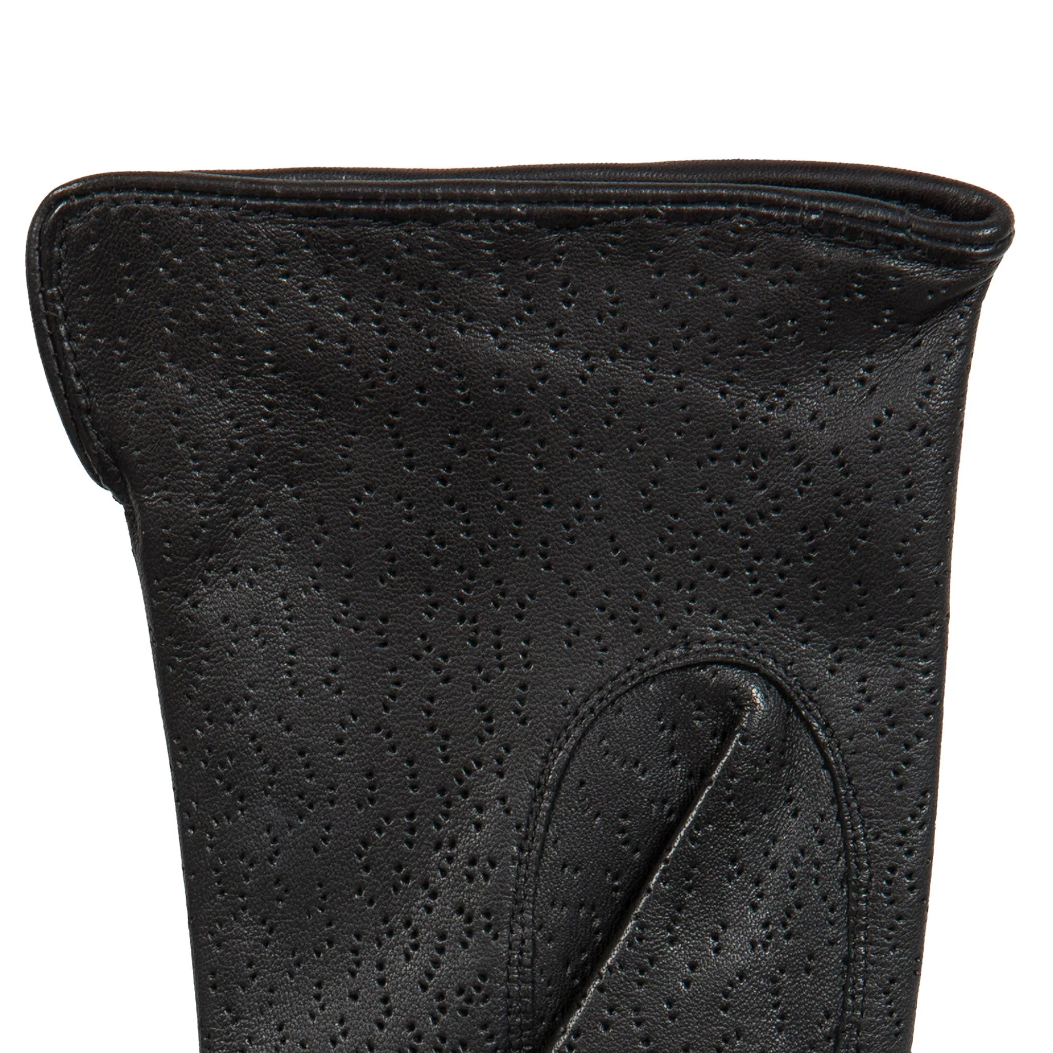 Women's Three-Point Lined Imitation Peccary Leather Gloves