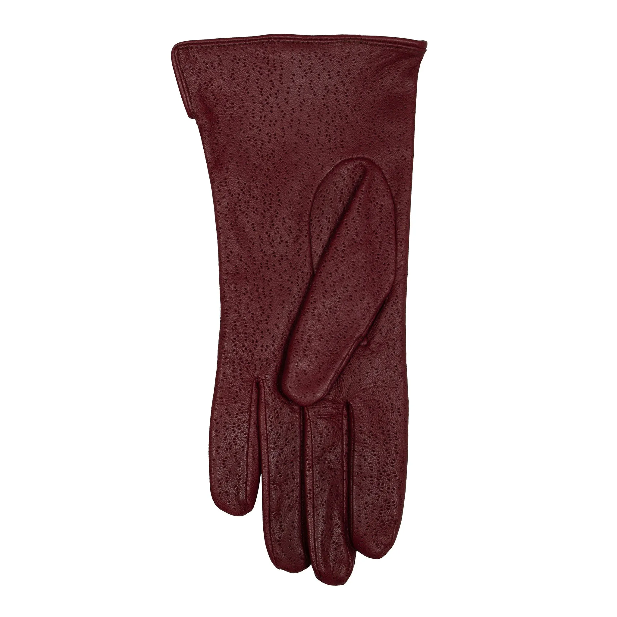 Women's Three-Point Lined Imitation Peccary Leather Gloves