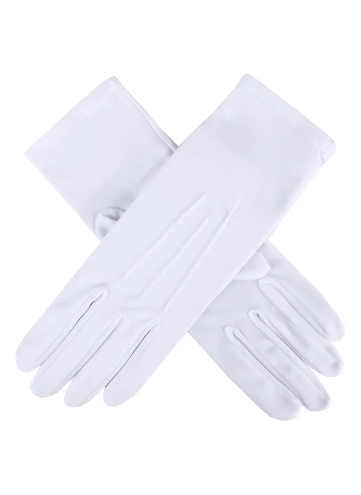 Women's Three-Point Matt Satin Gloves