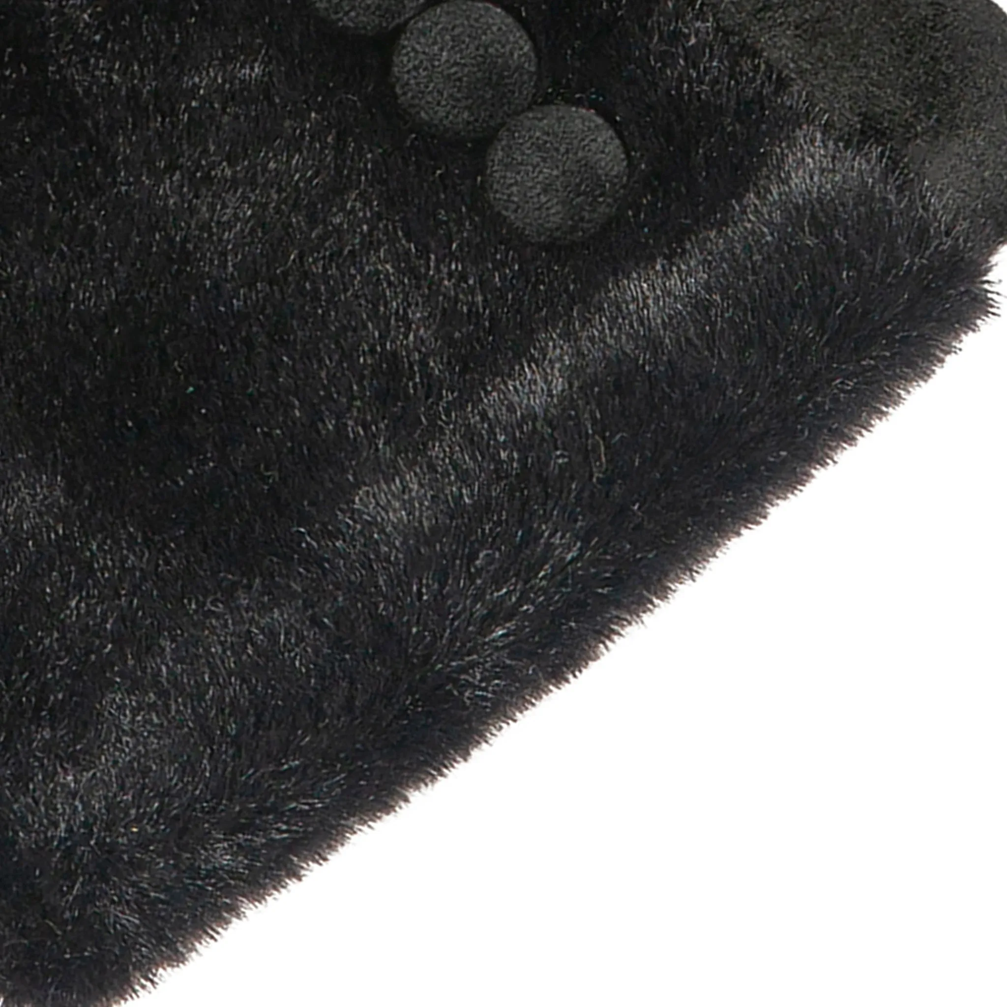 Women’s Touchscreen Velour-Lined Faux Fur and Faux Suede Gloves